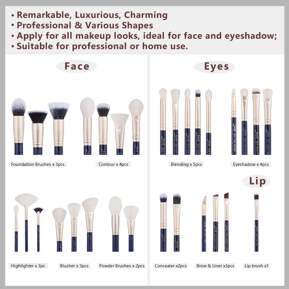 Set 30 Brochas T470 - Jessup Beauty