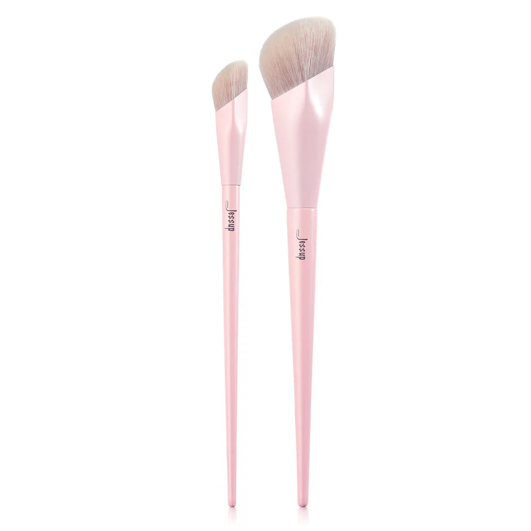 Set 14 Brochas Crystal Pink T495 - Jessup Beauty