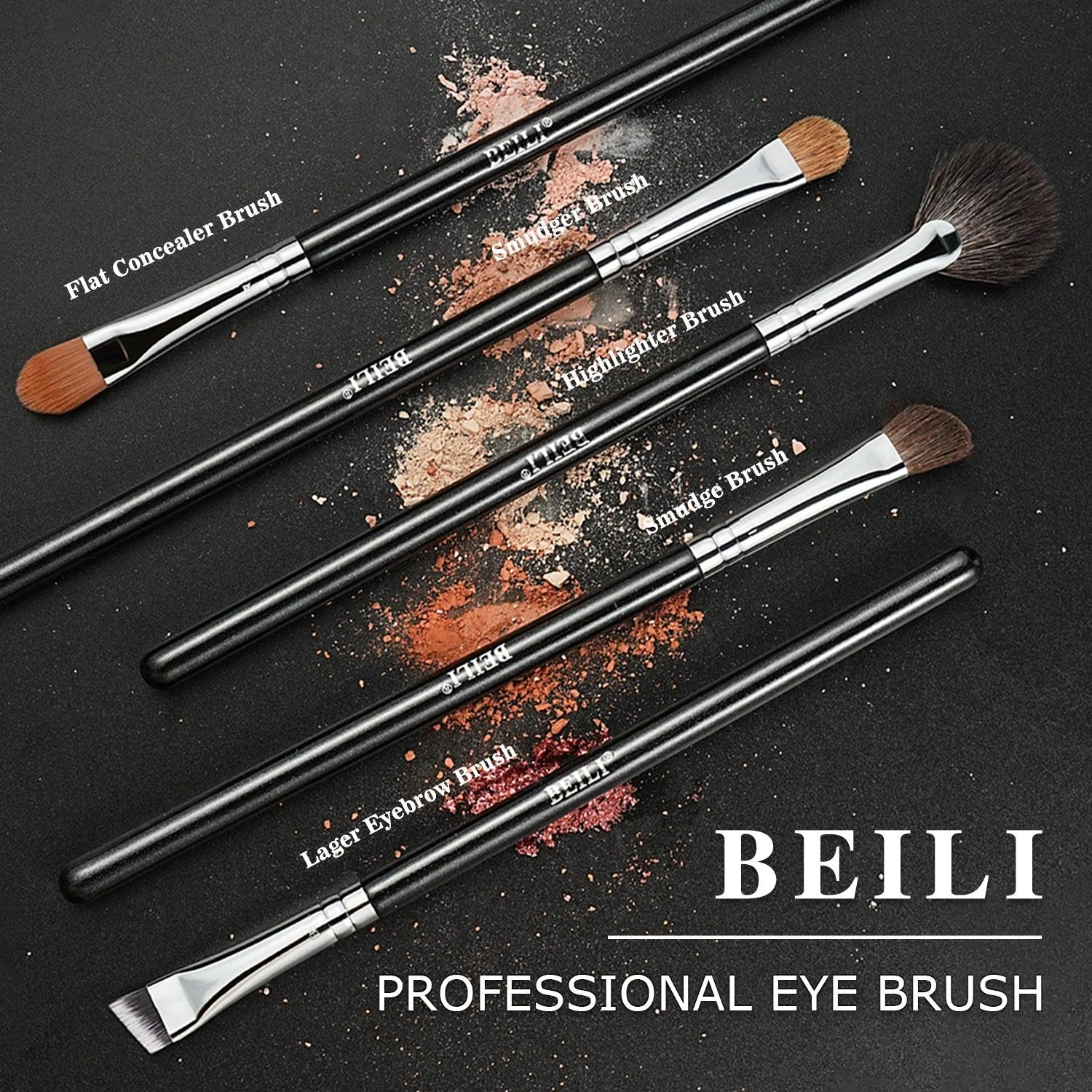 Set 17 Brochas Ojos Profesional - Beili Beauty