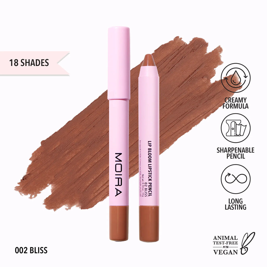 Lip Bloom Lipstick Pencil - Moira Beauty