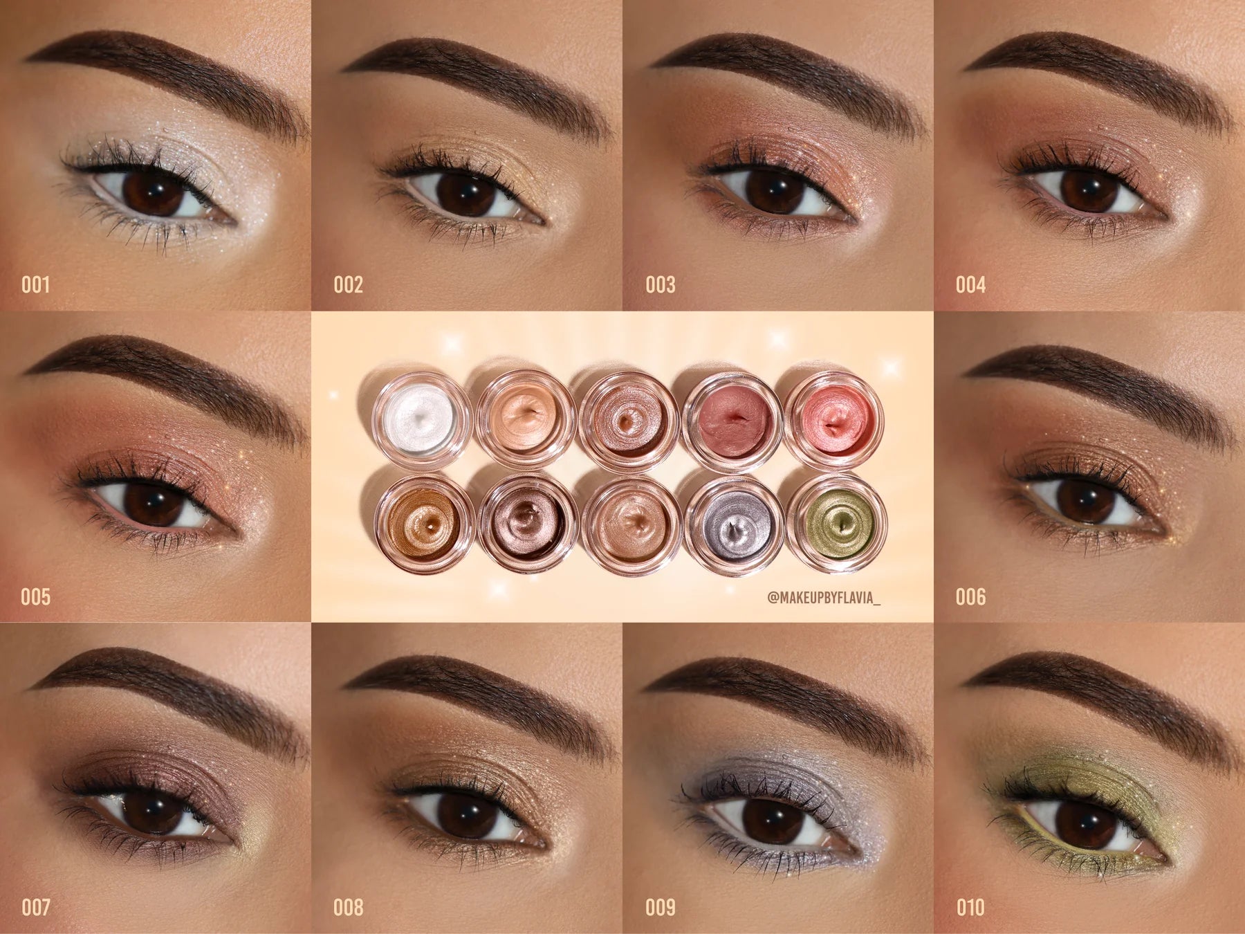 Everlust Shimmer Cream Shadow - Moira Beauty