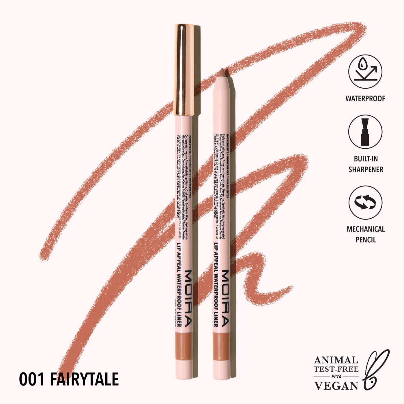 Lip Appeal Delineador a Prueba de Agua - Moira Beauty