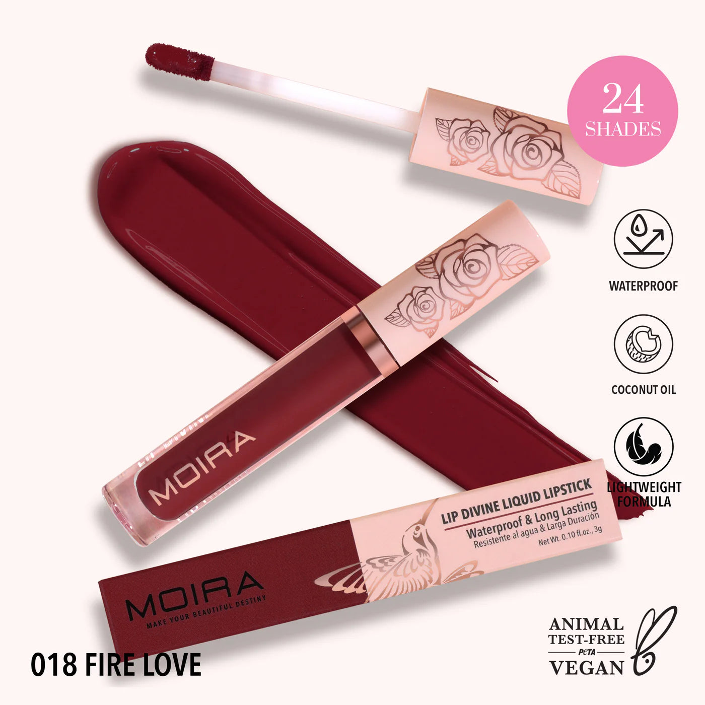 Lip Divine Liquid Lipstick - Moira Beauty