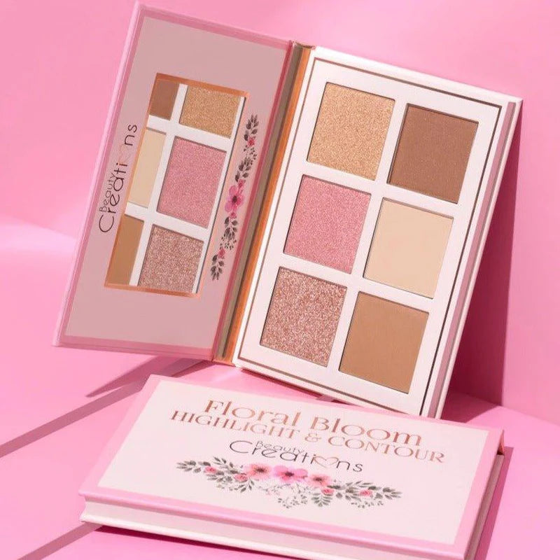 Floral Bloom Highlight & Contour Palette - Beauty Creations