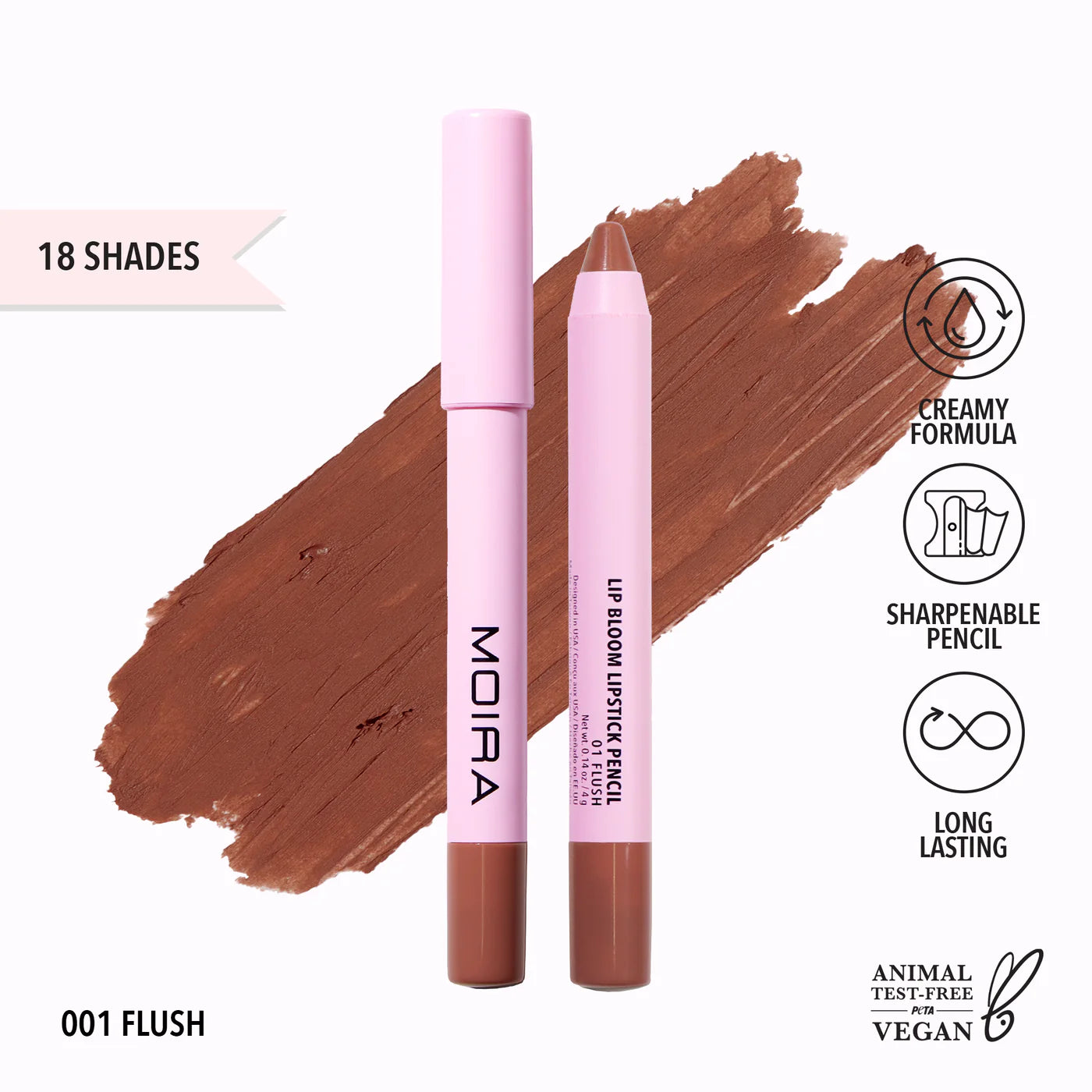Lip Bloom Lipstick Pencil - Moira Beauty