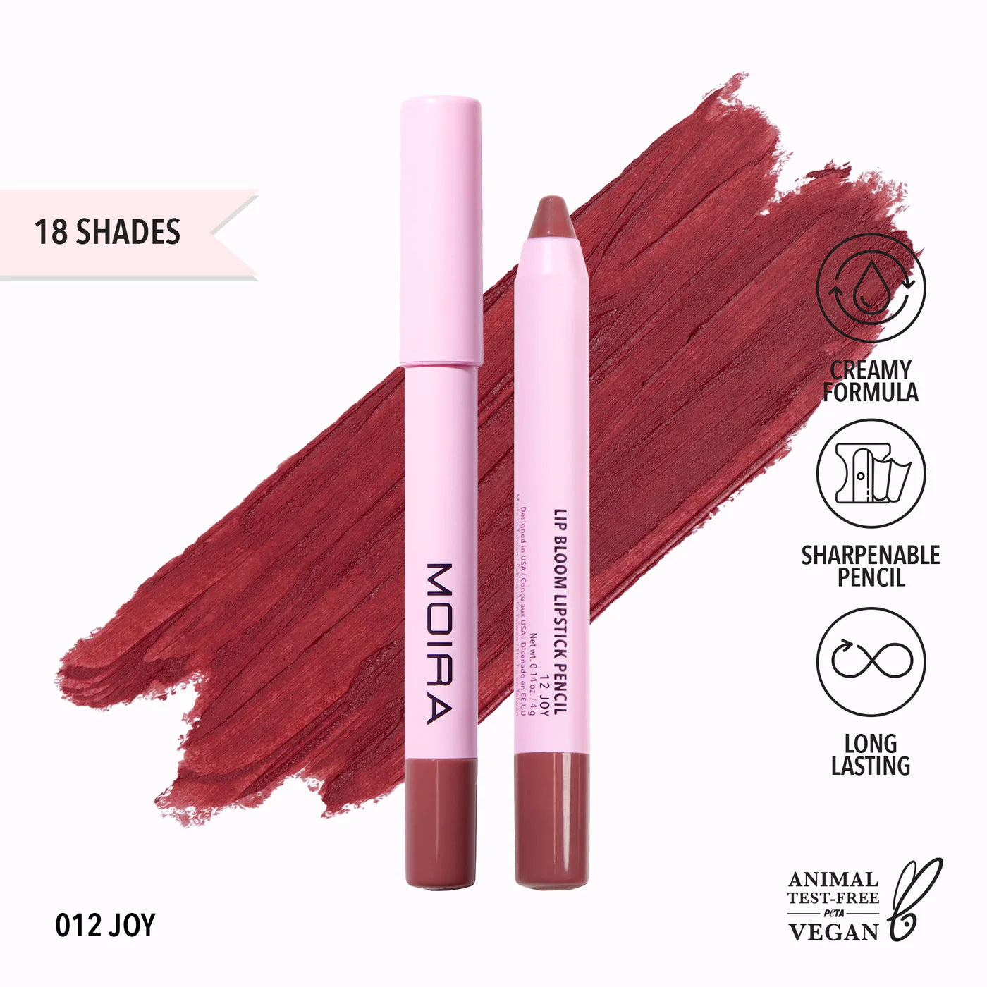 Lip Bloom Lipstick Pencil - Moira Beauty