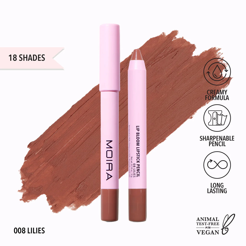 Lip Bloom Lipstick Pencil - Moira Beauty