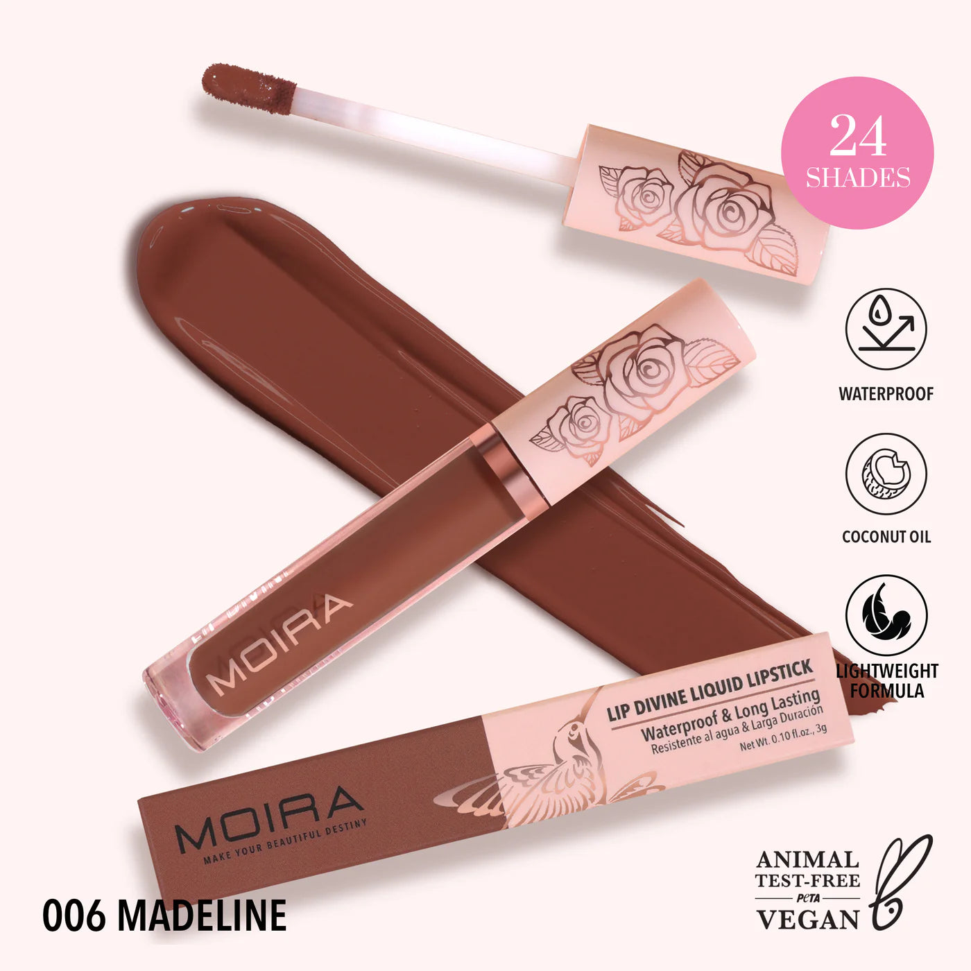 Lip Divine Liquid Lipstick - Moira Beauty