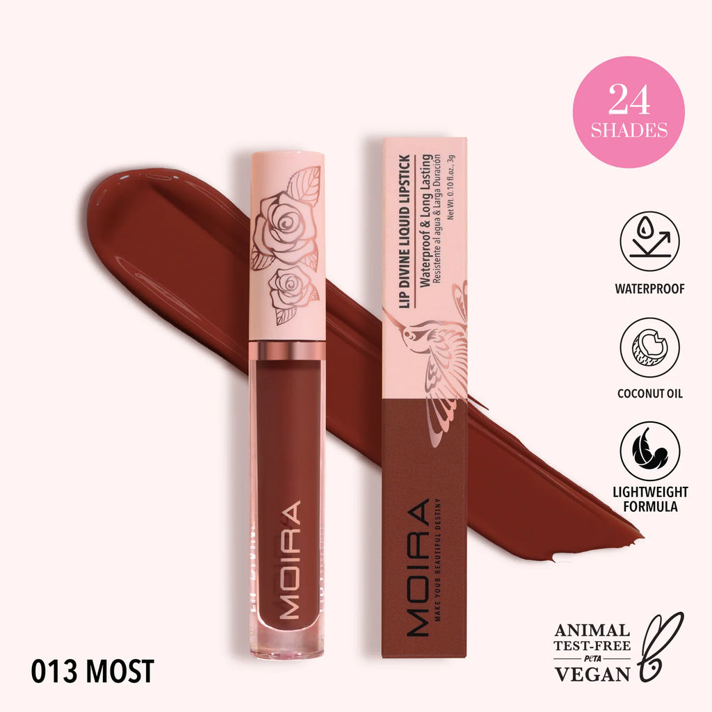 Lip Divine Liquid Lipstick - Moira Beauty