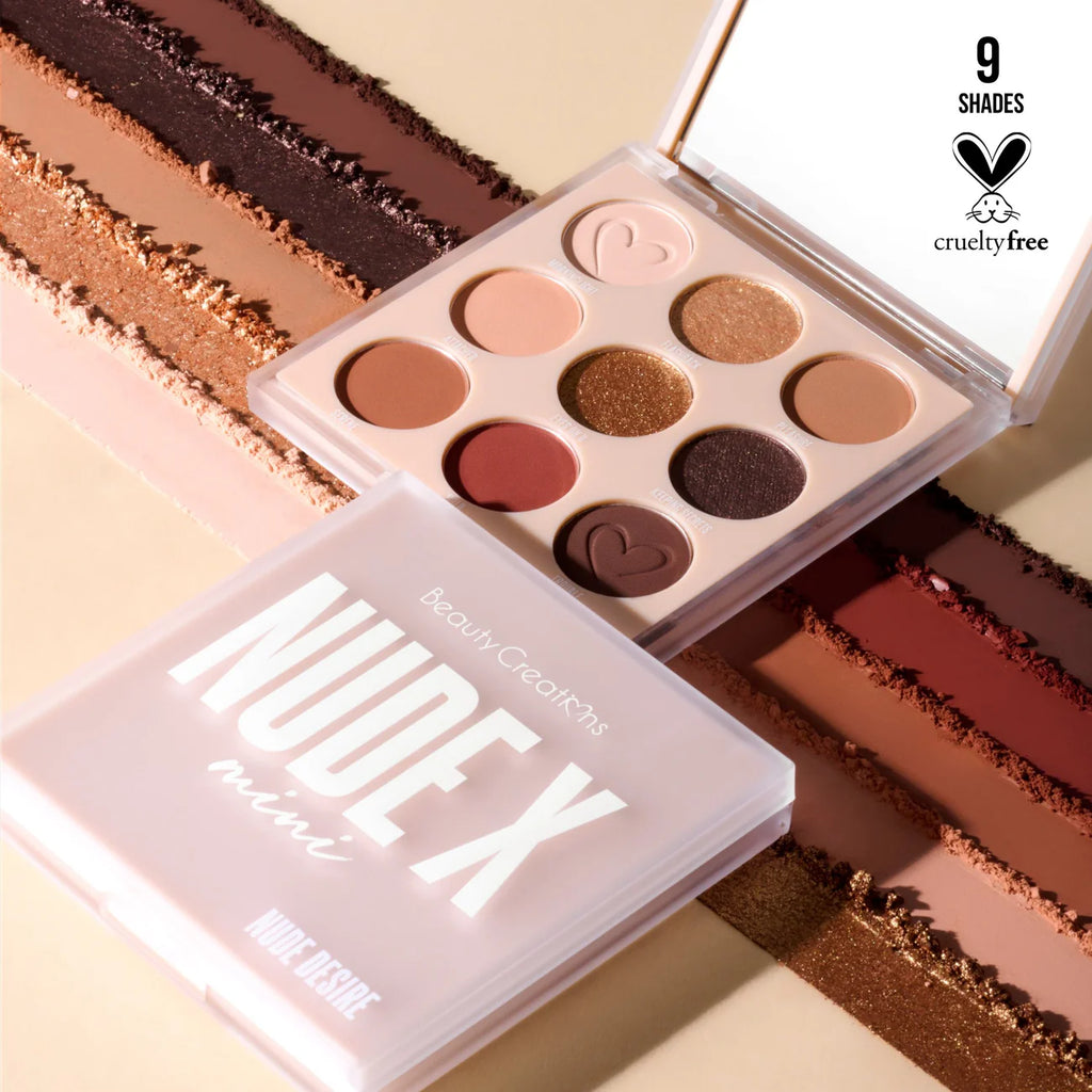 Nude X Mini Paleta de Sombras - Beauty Creations