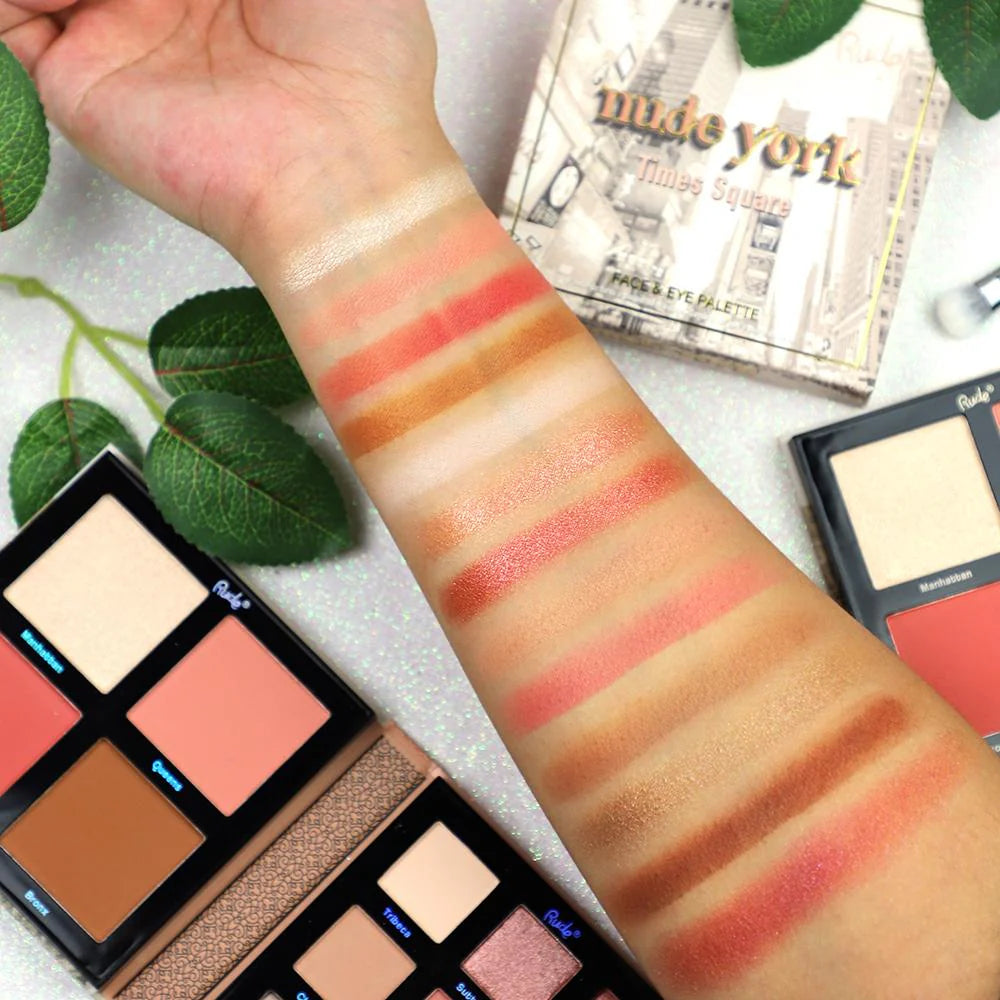 Nude York Face & Eye Palette - Rude Cosmetics