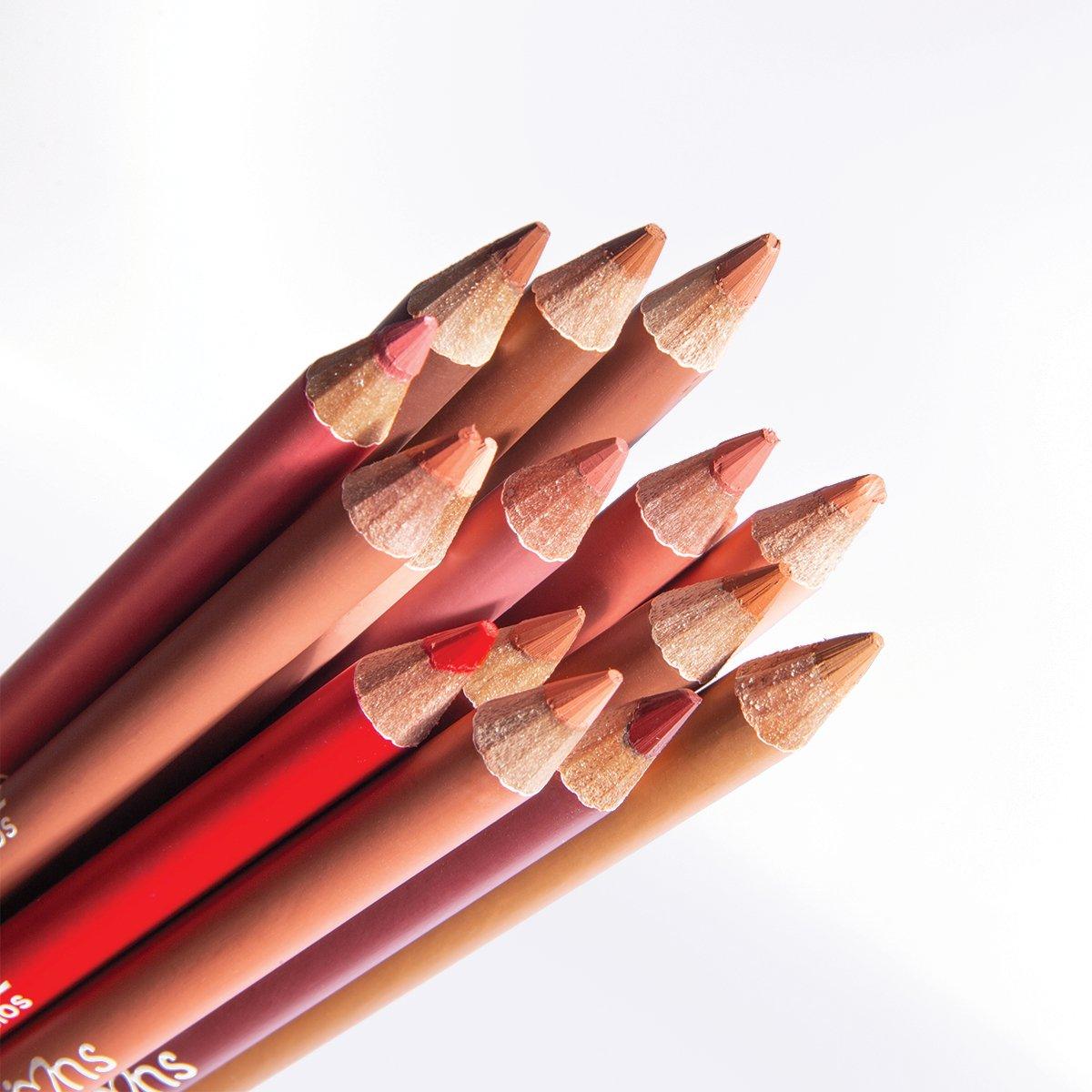 Wooden Lip Pencil Set - Beauty Creations
