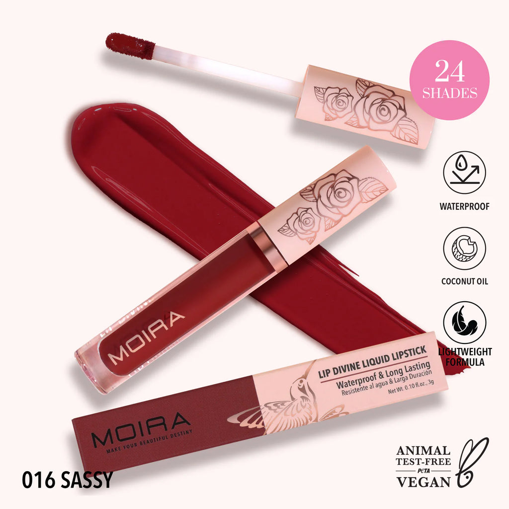 Lip Divine Liquid Lipstick - Moira Beauty