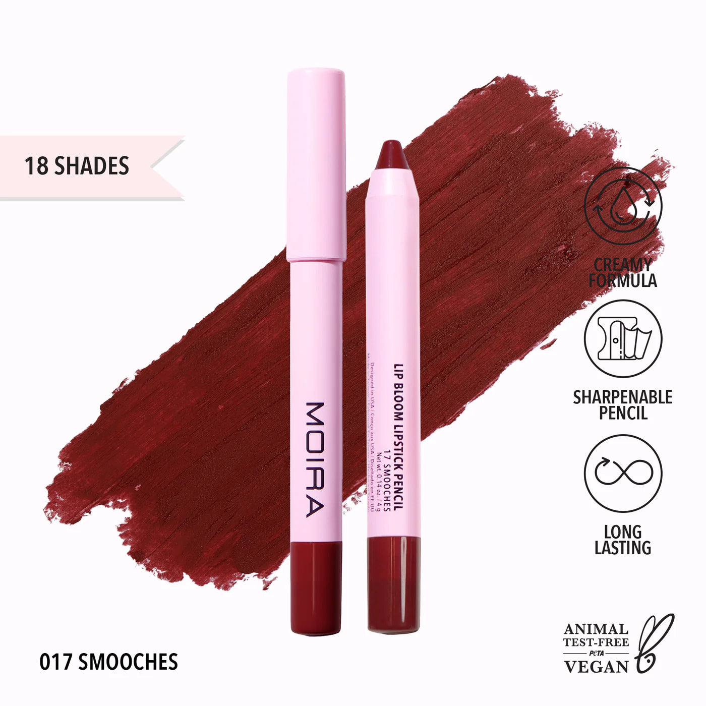 Lip Bloom Lipstick Pencil - Moira Beauty