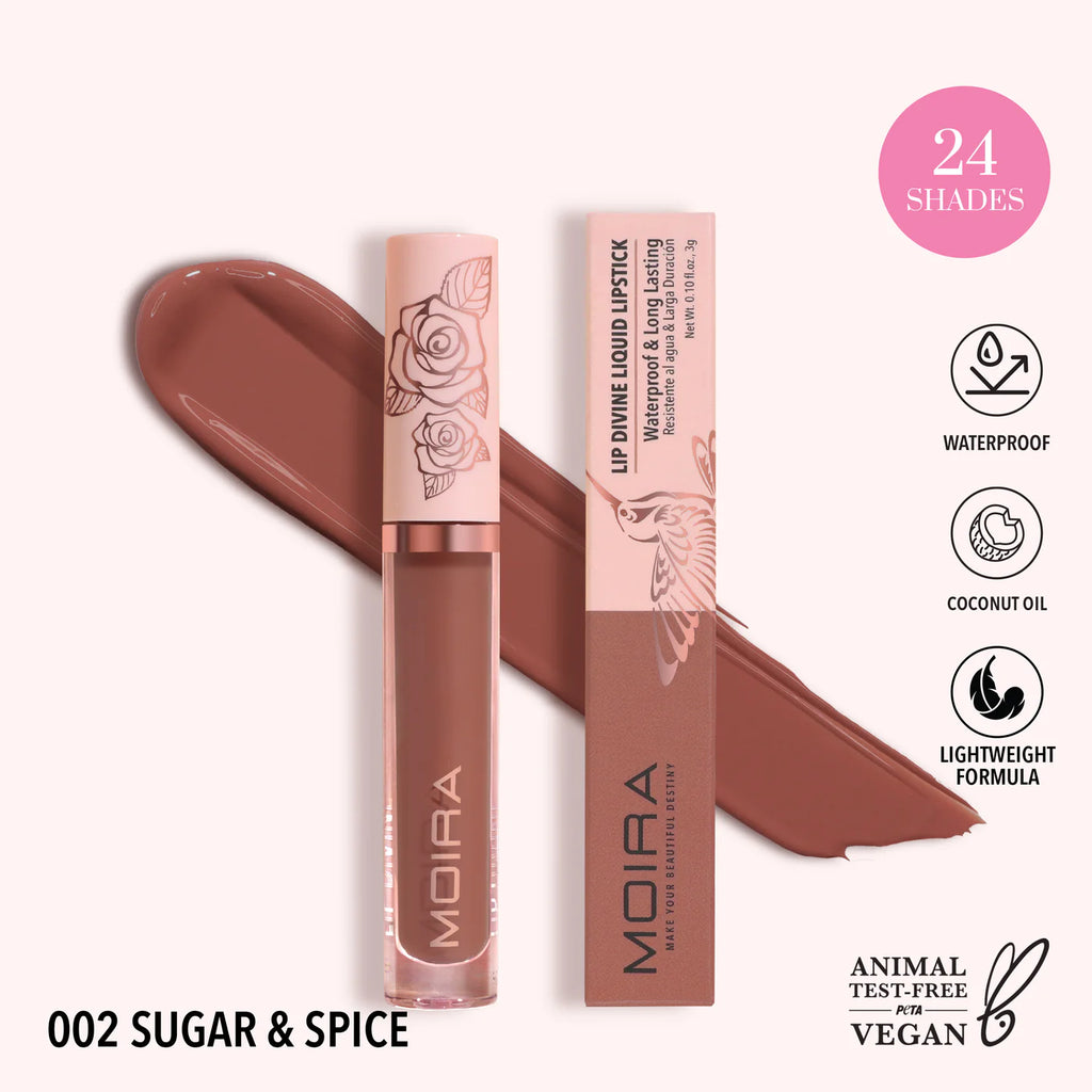 Lip Divine Liquid Lipstick - Moira Beauty