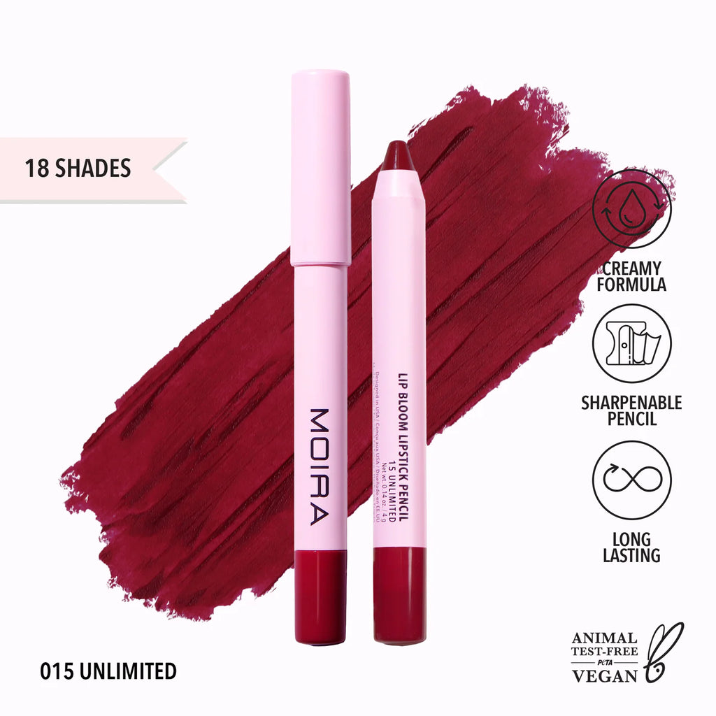 Lip Bloom Lipstick Pencil - Moira Beauty