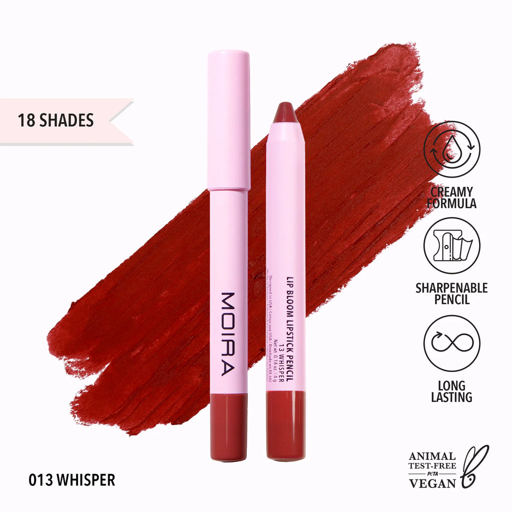 Lip Bloom Lipstick Pencil - Moira Beauty